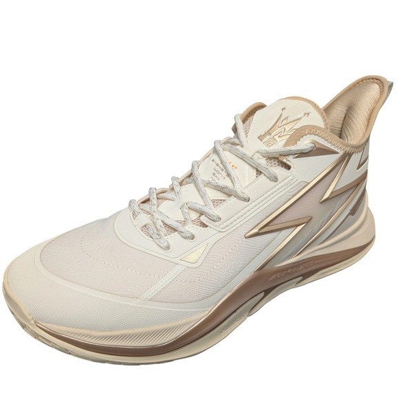 361 Degrees Light Up PE Champion Basketball Shoes Sneakers Cream Mens Sz 10 New